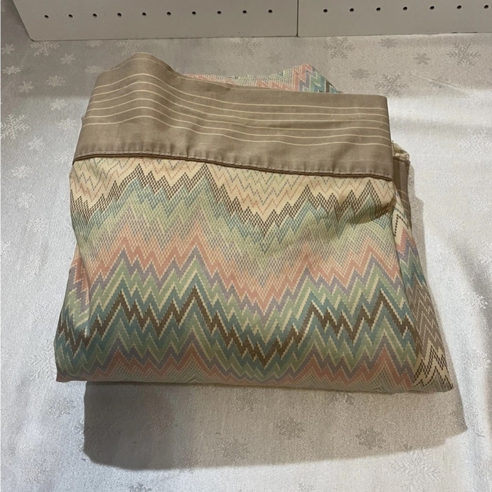 Martex West Pount - Pepperell Tan Southwest Native Design Queen Sz Sheet Set